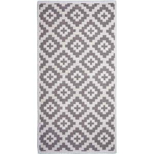 Béžový bavlnený koberec Vitaus Art, 80 x 200 cm vyobraziť