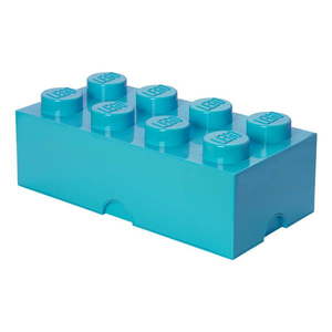 Azúrovomodrý úložný box LEGO® vyobraziť