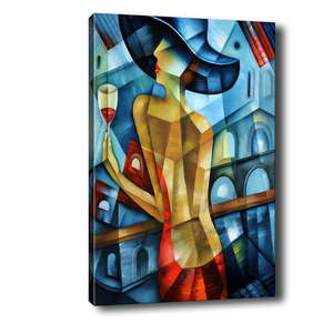 Obraz Tablo Center Cubistic Lady, 50 × 70 cm vyobraziť