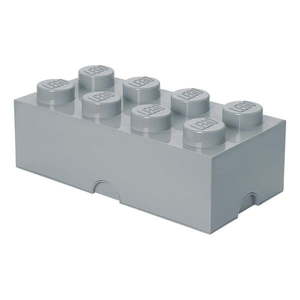Sivý úložný box LEGO® vyobraziť