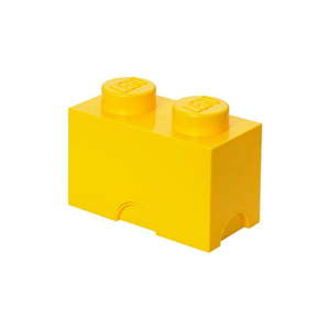Žltý úložný dvojbox LEGO® vyobraziť