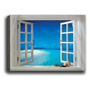 Obraz Tablo Center Open Window, 70 × 50 cm vyobraziť