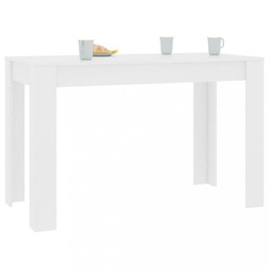 Jedálenský stôl 120x60 cm Dekorhome Biela vyobraziť