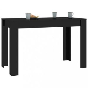 Jedálenský stôl 120x60 cm Dekorhome Čierna lesk vyobraziť