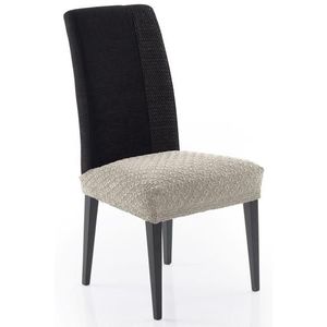 Poťah elastický na sedák stoličky, MARTIN, béžový, komplet 2 ks, vyobraziť