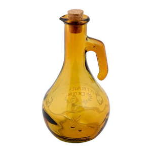 Žltá fľaša na olej z recyklovaného skla Ego Dekor Olive, 500 ml vyobraziť