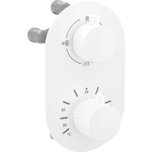 MEXEN - Kai termostatická batérie sprcha / vaňa 3 výstupy, biela 77602-20 vyobraziť