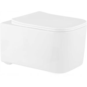 MEXEN/S - Elis Závesná WC misa vrátane sedátka s slow-slim, duroplast, biela 30910600 vyobraziť