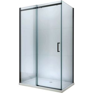 MEXEN/S - OMEGA sprchovací kút 100x70, transparent, čierna 825-100-070-70-00 vyobraziť