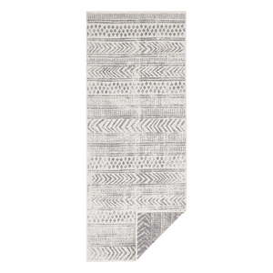 Sivo-krémový vonkajší koberec NORTHRUGS Biri, 80 x 350 cm vyobraziť