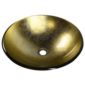 SAPHO - SHAY sklenené umývadlo na dosku Ø 42 cm, zlatá 2501-22 vyobraziť