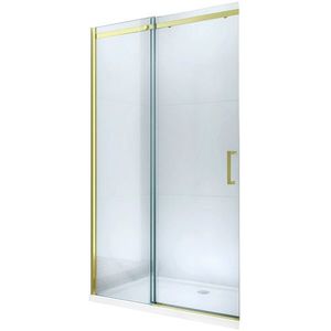 MEXEN - Omega posuvné Sprchové dvere 120 cm transparent, zlato so sadou pre niku 825-120-000-50-00 vyobraziť