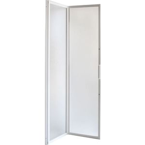 HOPA - Sprchové dvere DIANA - Farba rámu zásteny - Hliník biely, Rozmer A - 90 cm, Smer zatváranie - Univerzálny Ľavé / Pravé, Výplň - Polystyrol 2, 2 mm (acrilico), Výška - 185 cm OLBSZ90 vyobraziť