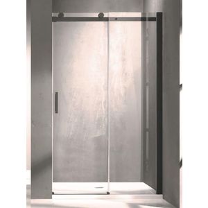 HOPA - Sprchové dvere Belvere BLACK - Farba rámu zásteny - Hliník čierny, Rozmer A - 100, Smer zatváranie - Univerzálny Ľavé / Pravé, Výplň - Číre bezpečnostné sklo - 8 mm BCBELV10BC vyobraziť