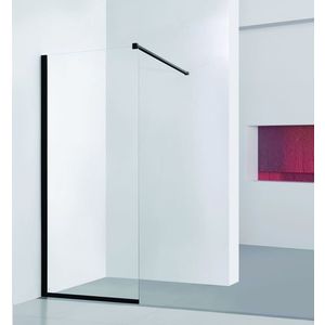 HOPA - Walk-in sprchovací kút LAGOS BLACK - Farba rámu zásteny - Hliník čierny, Rozmer A - 80 cm BCLAGO80BC vyobraziť
