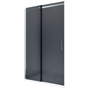 MEXEN - OMEGA posuvné dvere 110x190 cm 8 mm chróm, grey so sadou pre niku 825-110-000-01-40 vyobraziť