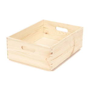 Úložný box z borovicového dreva Compactor Custom, 40 × 30 × 14 cm vyobraziť
