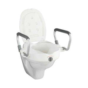 Zvýšené WC sedadlo s opierkami pre seniorov Wenko Secura, 47, 5 × 55 cm vyobraziť