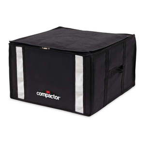 Čierny úložný box na oblečenie Compactor XXL Black Edition 3D Medium, 125 l vyobraziť