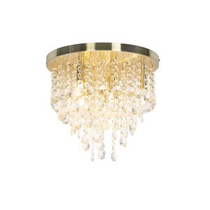 Klasické stropné svietidlo zlatá / mosadz 35 cm - Medusa vyobraziť
