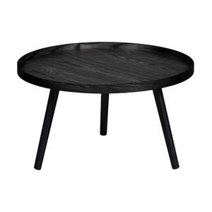 Čierny konferenčný stolík WOOOD Mesa, ø 60 cm vyobraziť