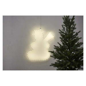Závesná svietiaca LED dekorácia Star Trading Lumiwall Snowman, výška 50 cm vyobraziť