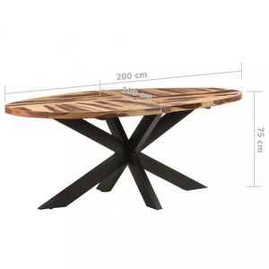 Jedálenský stol š/v/h: 160-200/75/80 cm vyobraziť