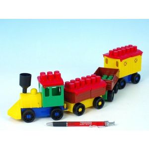 LORI Stavebnica 6 vlak + 3 vagóniky plast v sáčku 9x29x5cm vyobraziť