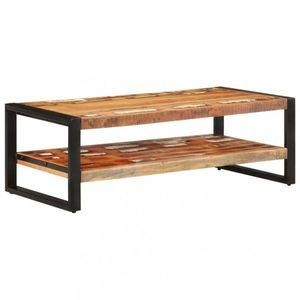 Konferenčný stolík drevo / kov Dekorhome Recyklované drevo vyobraziť
