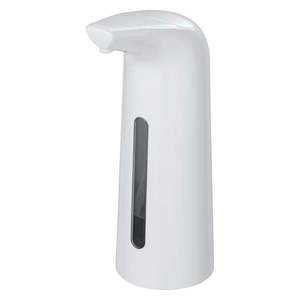 Biely automatický dávkovač mydla alebo dezinfekcie Wenko Larino, 400 ml vyobraziť