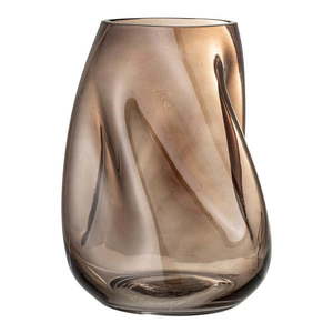 Hnedá sklenená váza Bloomingville Ingolf, výška 26 cm vyobraziť