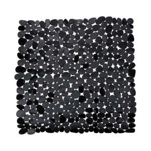Čierna protišmyková kúpeľňová podložka Wenko Paradise, 54 x 54 cm vyobraziť