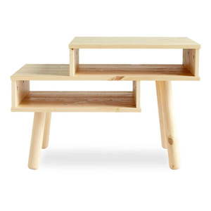 Konferenčný stolík z borovicového dreva v prírodnej farbe Karup Design Haku vyobraziť