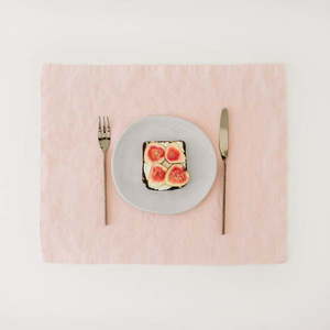 Ružové ľanové prestieranie Linen Tales, 35 x 45 cm vyobraziť