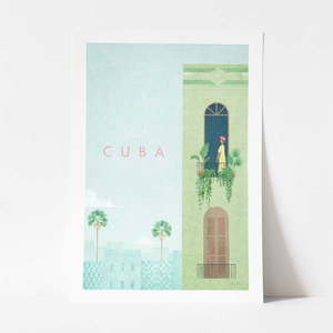 Plagát Travelposter Cuba, 30 x 40 cm vyobraziť