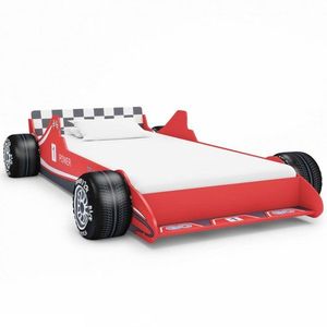 Detská posteľ pretekárske auto Dekorhome Červená vyobraziť