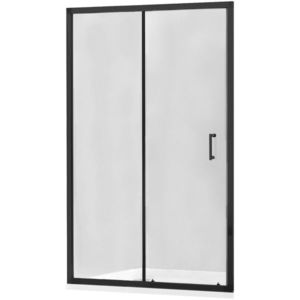 MEXEN - Apia posuvné sprchové dvere 125, transparent, čierna 845-125-000-70-00 vyobraziť