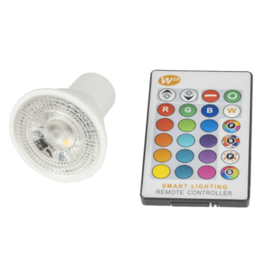 T-LED RGBW LED bodová žiarovka 5W GU10 230V Farba svetla: RGB + teplá biela 021160 vyobraziť