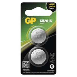 EMOS Lithiová gombíková batéria GP CR2016, 2ks B15163 vyobraziť