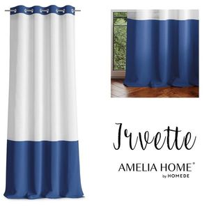 Záclona AmeliaHome Irvette II modrá vyobraziť