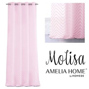 Záclona AmeliaHome Molisa růžová vyobraziť