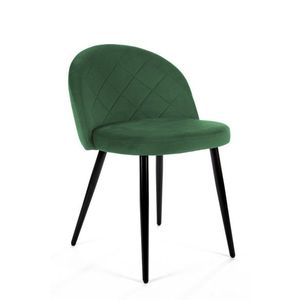 Čalouněná designová židle Poppy zelená vyobraziť