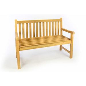 Záhradná drevená lavica DIVERO - neošetrené teakové drevo - 120 cm vyobraziť