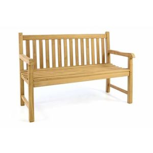 Divero 53824 Záhradná lavica - ošetrené teakové drevo - 130 cm vyobraziť