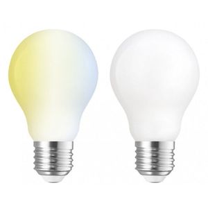 Inteligentná LED žiarovka GLS 5W E-27 CCT COG Milky s premenlivou farbou svetla vyobraziť