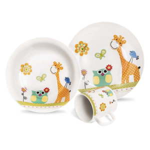 3-dielna detská porcelánová jedálenská súprava Orion Giraffe vyobraziť