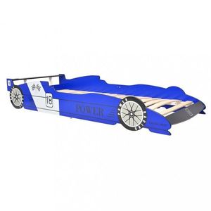 Detská posteľ závodné auto Dekorhome Modrá vyobraziť
