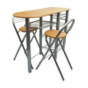 Komplet barový stôl + 2 stoličky vyobraziť