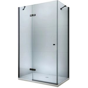 MEXEN/S - ROMA sprchovací kút 90x110, transparent, čierna 854-090-110-70-00 vyobraziť