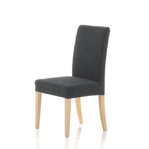 Poťah elastický na celú stoličku, komplet 2 ks Petra, šedý vyobraziť